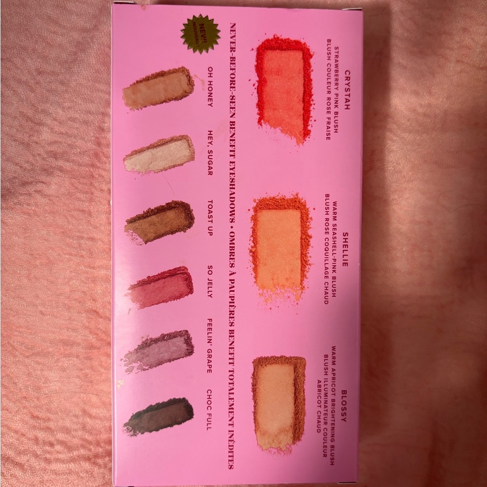 Benefit Limited Edition-Treat Yourself, Gorgeous! Eyeshadow palette and Blush X3 - Picture 2 of 4